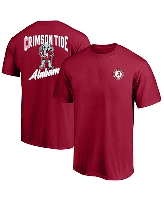 Fanatics Men's Crimson Alabama Crimson Tide Big Tall 2-Hit T-Shirt