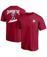 Fanatics Men's Crimson Alabama Crimson Tide Big Tall 2-Hit T-Shirt