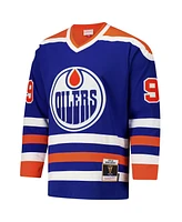 Mitchell & Ness Men's Wayne Gretzky Royal Edmonton Oilers 1979-80 Power Play Jersey