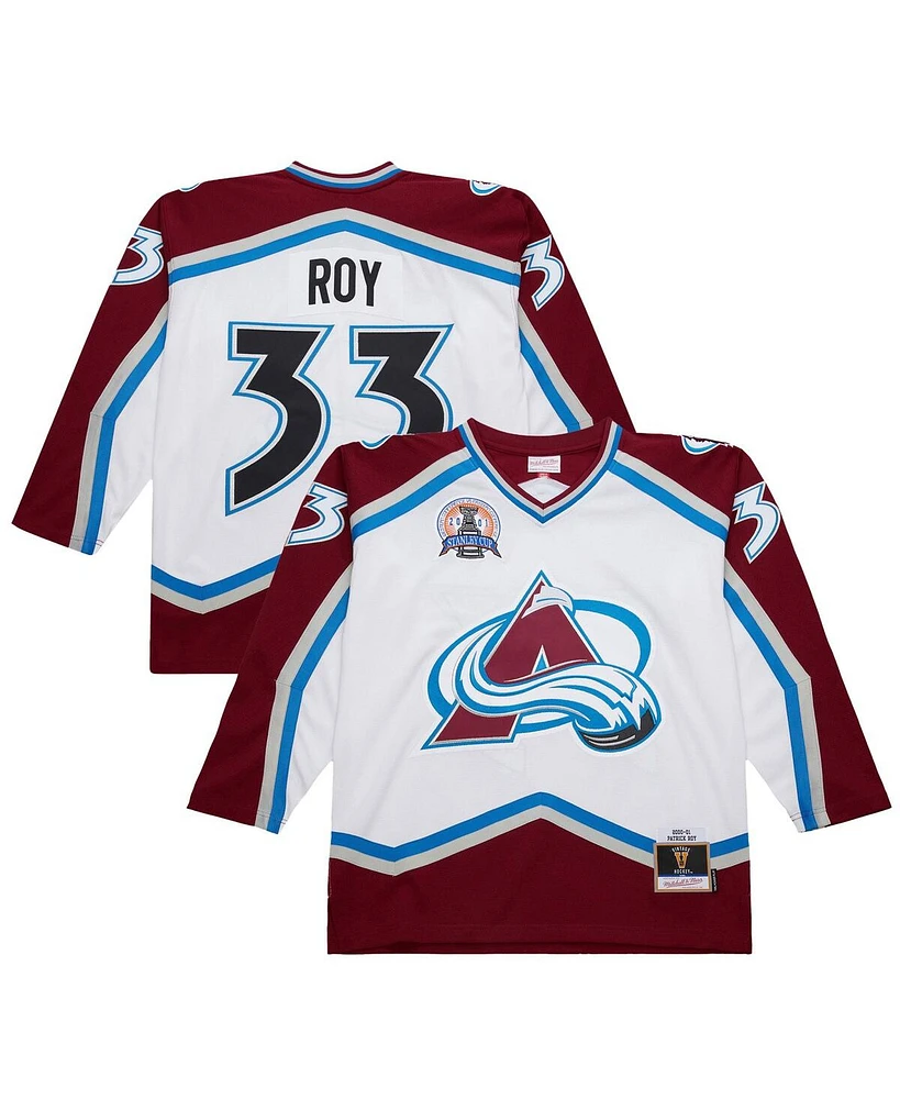 Mitchell & Ness Men's Patrick Roy White Colorado Avalanche 2000-01 Power Play Jersey