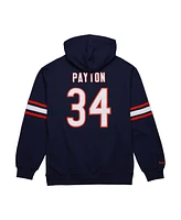 Mitchell & Ness Men's Walter Payton Navy Chicago Bears Retired Player Name Number Pullover Hoodie