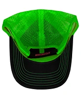 Checkered Flag Sports Men's Black/Green Ross Chastain Gas It Smash It Adjustable Hat