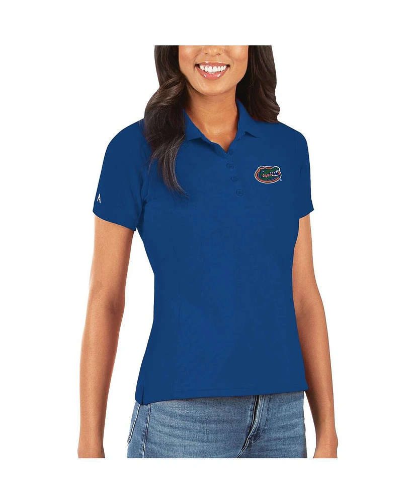 Antigua Women's Royal Florida Gators Legacy Pique Polo