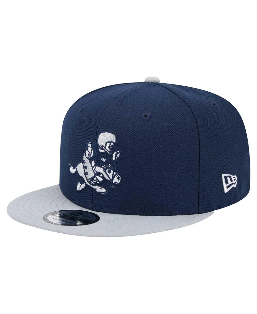 New Era Men's Navy/Gray Dallas Cowboys Main 9FIFTY Snapback Hat