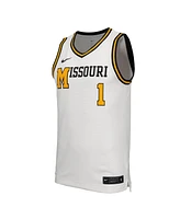 Nike Men's White Missouri Tigers Retro Replica Basketball Jersey