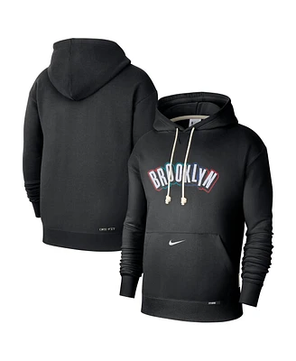 Nike Men's Black Brooklyn Nets 2024/25 City Edition Courtside Standard Issue Pullover Hoodie