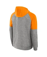 Nike Men's Heather Gray Tennessee Volunteers Fitness Raglan Performance Full-Zip Hoodie