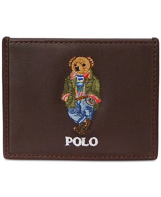 Polo Ralph Lauren Men's Polo Bear Leather Card Case