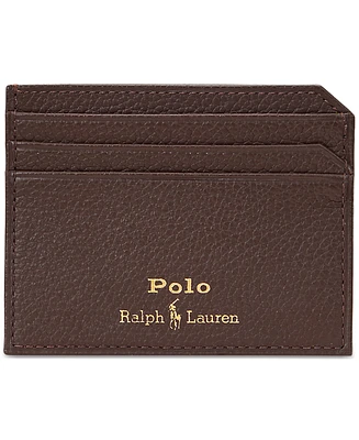 Polo Ralph Lauren Men's Pebbled Leather Card Case