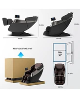 Massage Chair Recliner with Zero Gravity with Full Body Air Pressure with 6 Massage Rollers