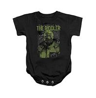 Batman Baby Girls The Baby-Girls (2022) Riddler Illustration Snapsuit