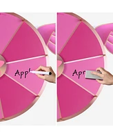 WinSpin 24" Dual Use Prize Wheel Tabletop or Floor Stand Fortune Spinning Pink