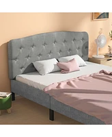 Gouun Faux Linen Headboard with Adjustable Heights