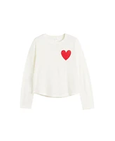 Chinti and Parker Women's & Pure Merino Heart Breton Sweater