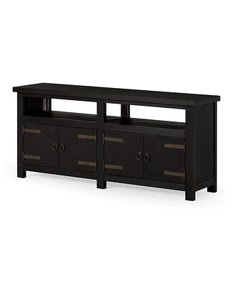 Maven Lane Luca Rustic Wooden Media Unit