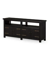 Maven Lane Luca Rustic Wooden Media Unit