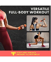 Squatz Compact Weight Dumbbells with Non-Slip Neoprene Grip for Versatile Workouts