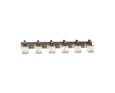 gaomon Modern Crystal Bathroom Vanity Lights Black Bathroom Light Fixtures Crystal Vanity Shower Lights Over Mirror