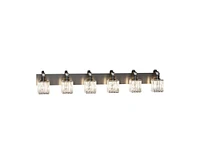 gaomon Modern Crystal Bathroom Vanity Lights Black Bathroom Light Fixtures Crystal Vanity Shower Lights Over Mirror