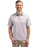 Cutter & Buck Big & Tall Cutter Buck Virtue Eco Pique Micro Stripe Recycled Polo Shirt