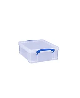 Really Useful Box 8.1L Plastic Storage Container w/Snap Lid & Clip Lock Handle