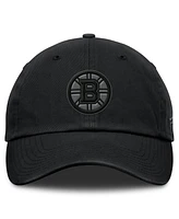 Fanatics Men's Black Boston Bruins Authentic Pro Road Adjustable Hat