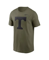 Nike Men's Olive Tennessee Volunteers 2024 Military Appreciation Tonal Logo Performance T-Shirt