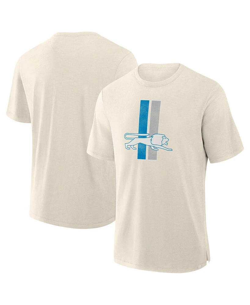 Fanatics Men's Cream Detroit Lions Slub T-Shirt