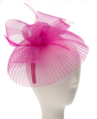 August Hats Pleated Crinoline Fascinator