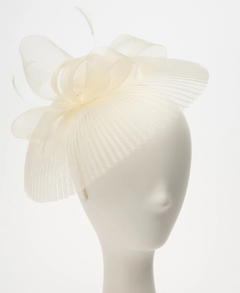 August Hats Pleated Crinoline Fascinator