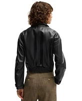 Boss by Hugo Women's Cropped Leather Jacket