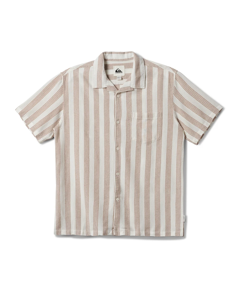 Quiksilver Men's Nightfall Island Short Sleeve Shirt