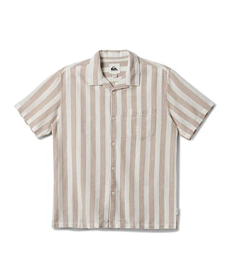 Quiksilver Men's Nightfall Island Short Sleeve Shirt