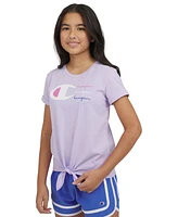 Champion Big Girls Tie Front T-Shirt