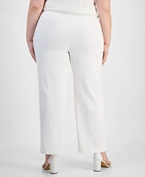 Anne Klein Plus High Rise Pull-On Pants