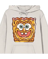 SpongeBob SquarePants Men's Smiling Adult Sand Graphic Hoodie-Small