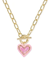 Kendra Scott 14k Gold-Plated Heart 17" Convertible Pendant Necklace