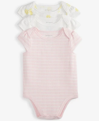 First Impressions Baby Pointelle Bodysuits, Pack of 3, Exclusively at Macy's