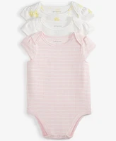 First Impressions Baby Pointelle Bodysuits, Pack of 3, Exclusively at Macy's