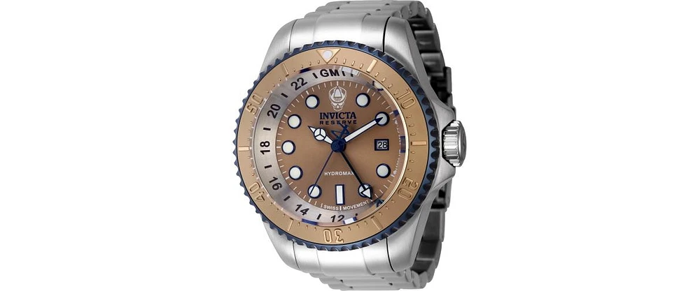 Invicta Men's 45476 Hydromax Quartz 3 Hand Khaki Dial Watch