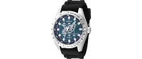 Invicta Men's 47862 Nfl Philadelphia Eagles Quartz Multifunction Blue, Black Dial Watch