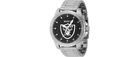 Invicta Men's 48085 Nfl Las Vegas Raiders Quartz 3 Hand Black Dial Watch