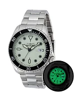 Invicta Men's 47305 Pro Diver Quartz 3 Hand Green Dial Watch