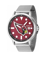 Invicta Men's 47996 Nfl Arizona Cardinals Quartz Multifunction Red Dial Watch