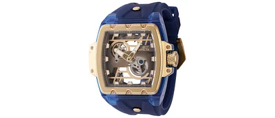 Invicta Men's 44271 Anatomic Automatic 2 Hand Dark Blue, Gold, Silver, Gunmetal Dial Watch