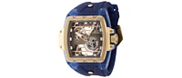 Invicta Men's 44271 Anatomic Automatic 2 Hand Dark Blue, Gold, Silver, Gunmetal Dial Watch
