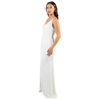 Pia Gladys Perey Women's Corset One Shoulder Wrinkle Free None Iron Evening Dress
