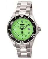 Invicta Men's 10641 Pro Diver Automatic 3 Hand Green Dial Watch