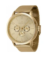 Invicta Men's Specialty Quartz Chronograph Gold Dial Watch