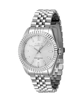 Invicta Women's 47495 Specialty Quartz 3 Hand Silver Dial Watch